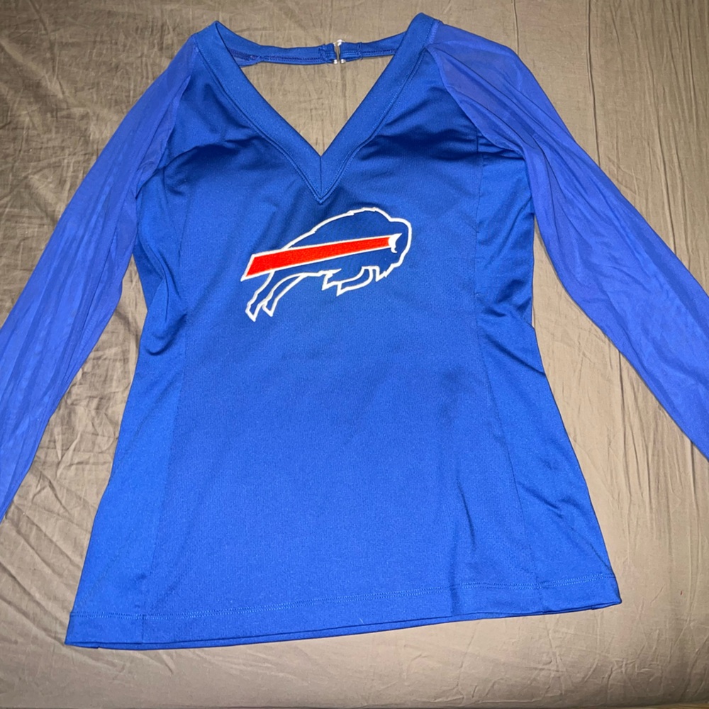 Buffalo Bills V-Neck Football Jersey with Logo NFL